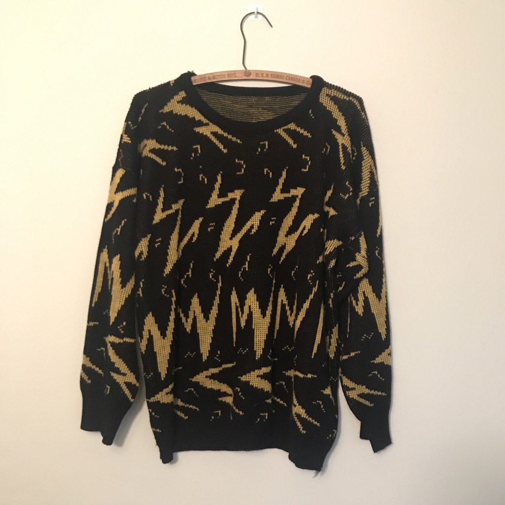 80’s Lightning Bolt Sweater